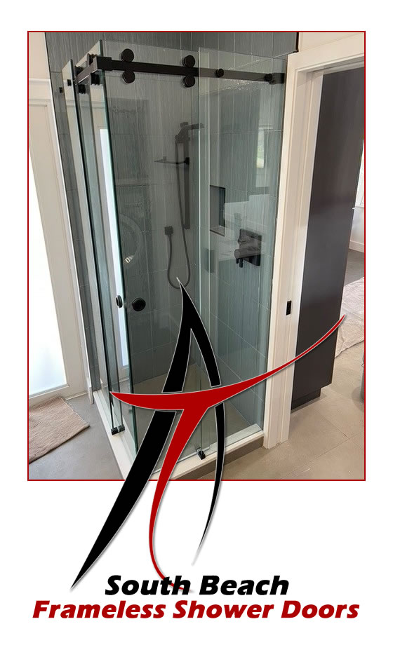 South Beach Frameless Shower Doors installer