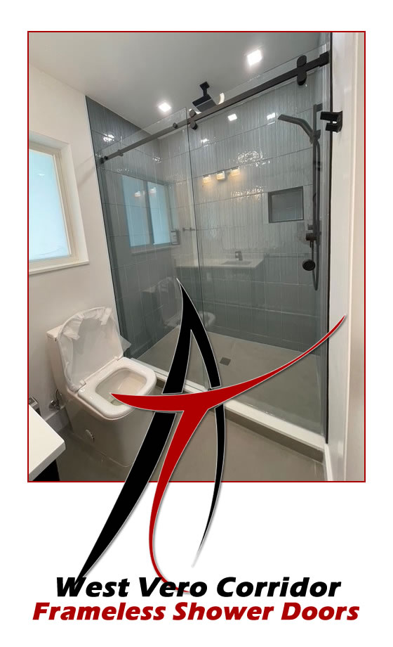 West Vero Corridor Frameless Shower Doors installer